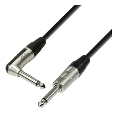 CABLE GUITAR 6.3 TIPO L A 6.3 3MT ADAM HALL 4 STAR