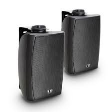 CAJA PASIVA LD DE PARED DE 4" Y 2 VÍAS NEGRO (PAR)