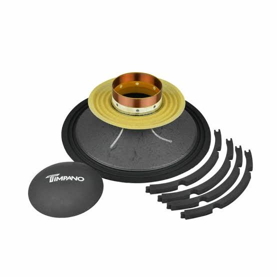 KIT TIMPANO DE CONO+ BOBINA+ARAÑAS+TAPA POLVO