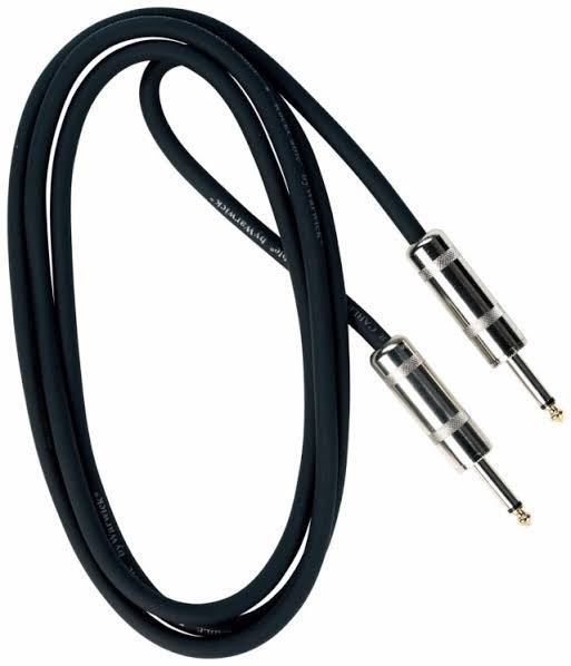 CABLE GUITAR ADAM HALL 1MT C/PLUC 7523