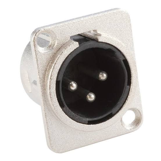CONECTOR CHASIS XLR MACHO TIPO D
