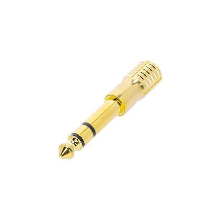 ADAPTADOR DE JACK 3.5 A PLUG A 6.3 STEREO 4 STAR