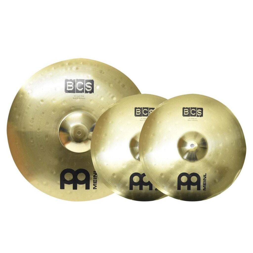 SET DE PLATILLOS BCS HIHAT 14 (2) + CRASH-RIDE 18